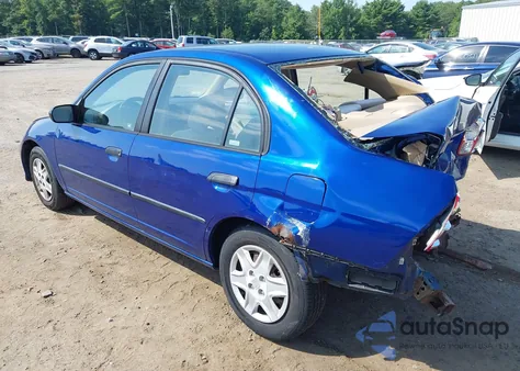 2005 Honda Civic Vp z USA, uszkodzony, nr VIN 1HGES16395L019211
